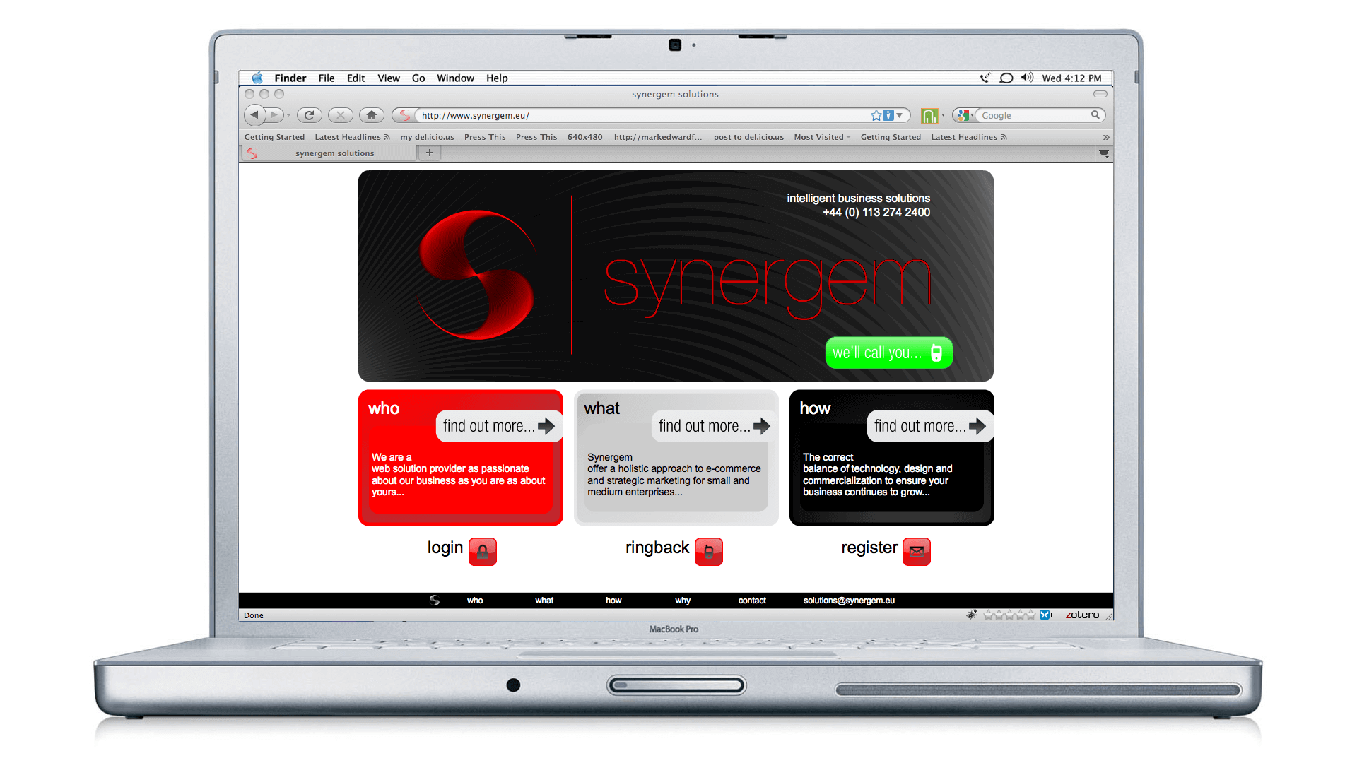 Synergem Website
